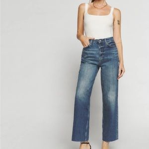 Reformation Wilder High Rise Crop Jean
